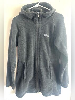 Columbia Women’s Large Hooded Full-Zip Fleece Jacket with Hood